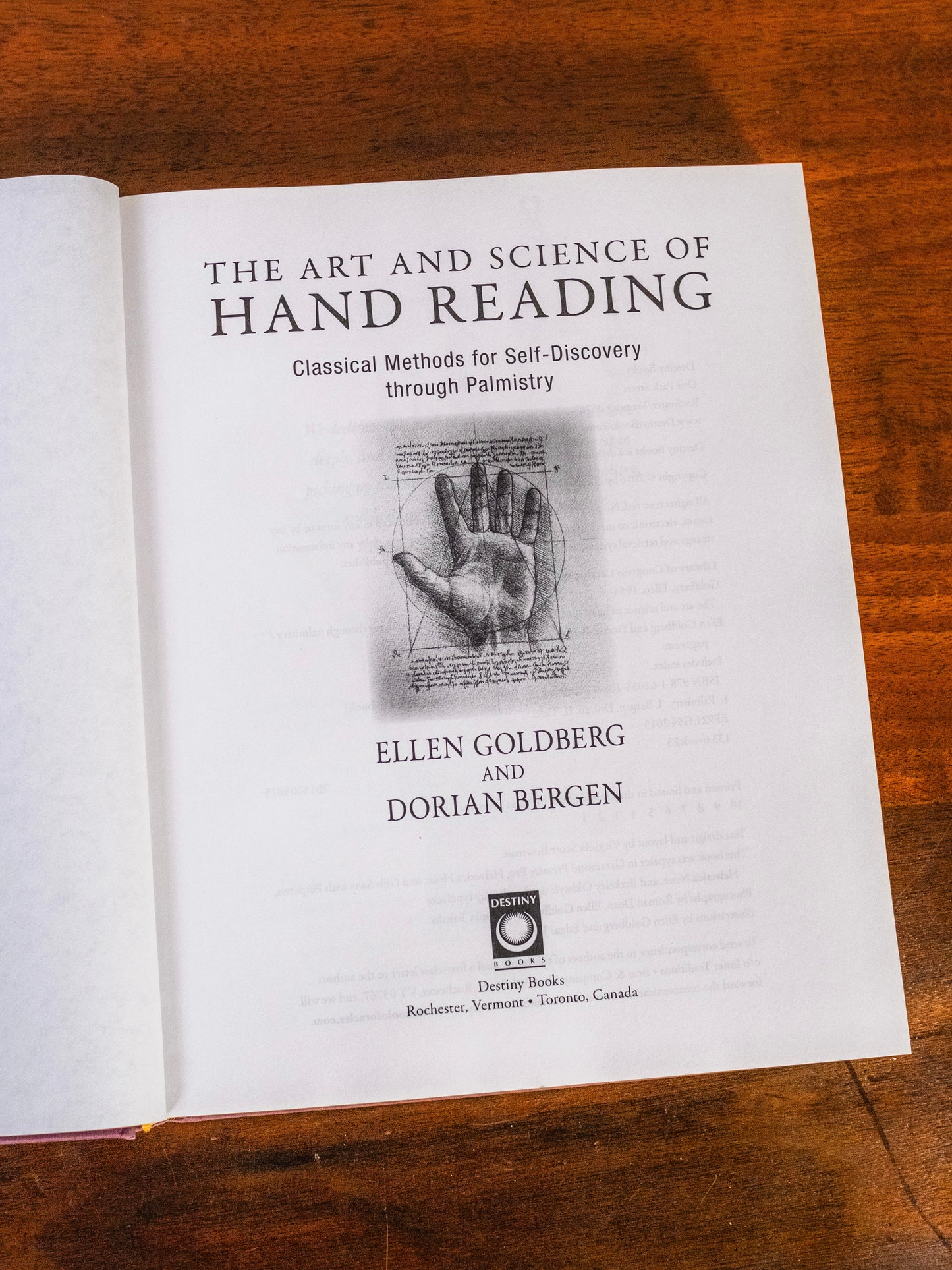 The Art & Science of Hand Reading Book