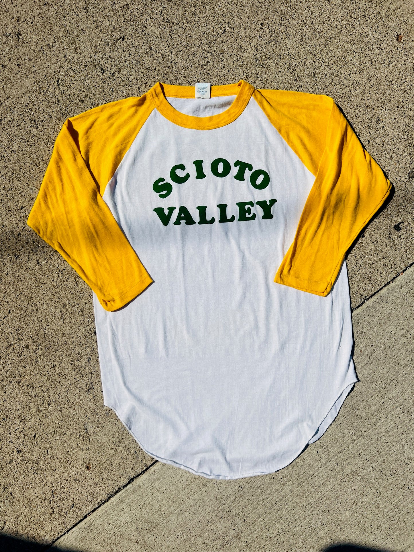 Vintage 1980s Scioto Valley Chuck Raglan Tee