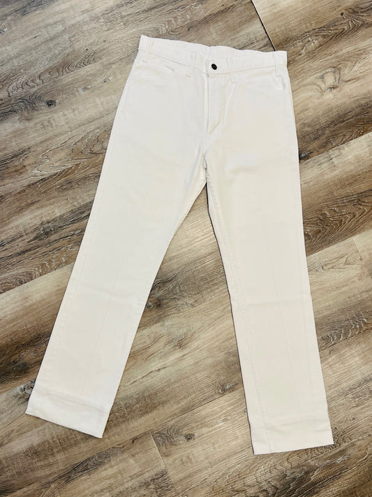 Vintage 1970s Levi’s Sta-Prest White Jeans | Waist 31”