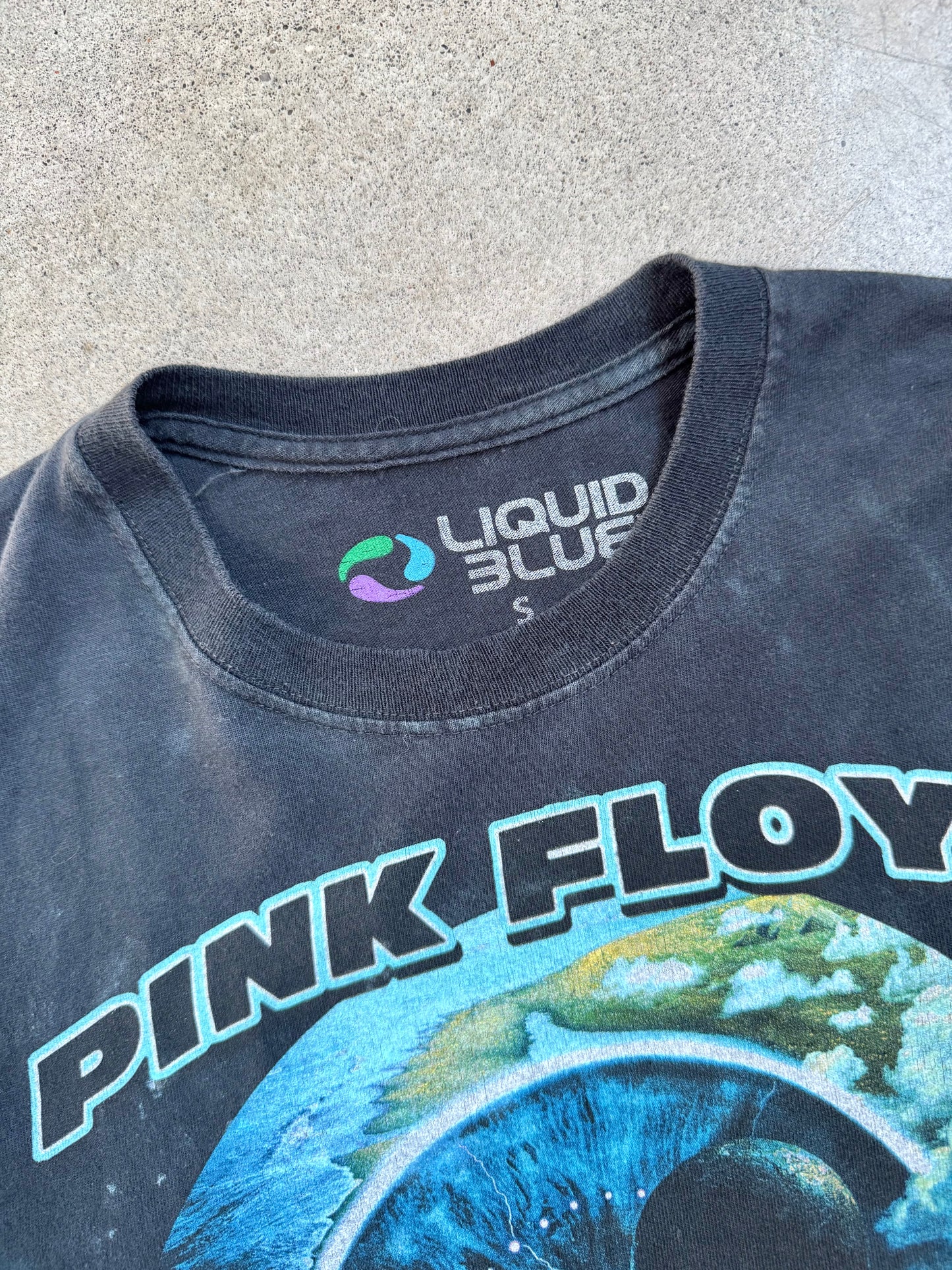 2007 Liquid Blue Pink Floyd “Pulse” Tie-Dye Band Tee | Small
