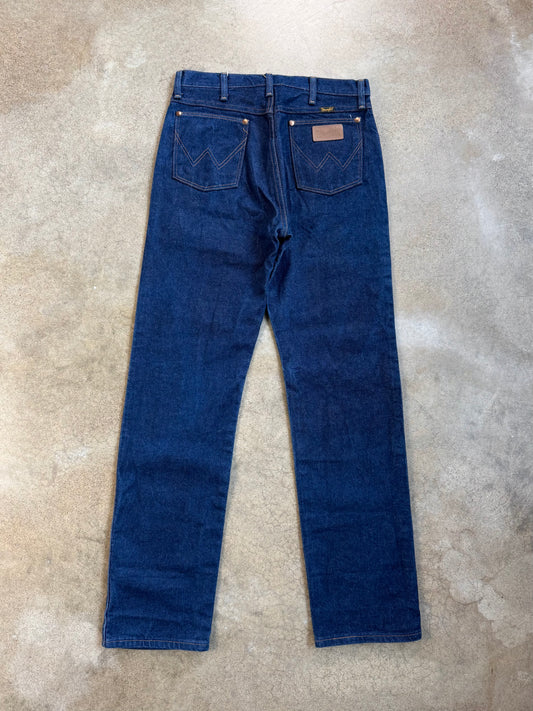 Vintage 1980s Wrangler Dark Wash Straight Leg Jeans | Waist 33”