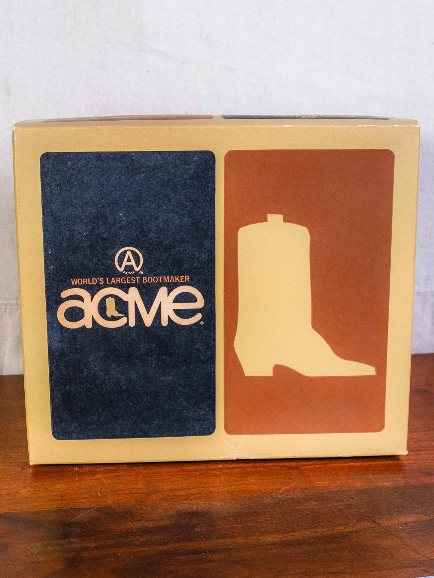 Vintage 1960s ACME Sunburst Brown Leather Cowboy Boots | Women’s 6