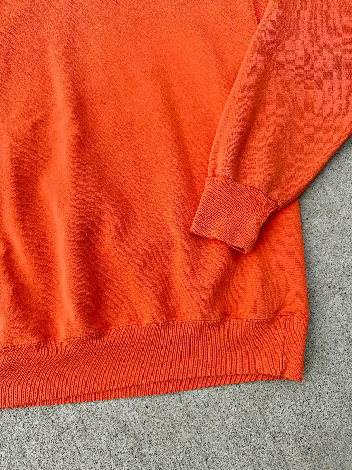 Vintage 1980s Nutmeg Orange Crewneck Sweatshirt | Large