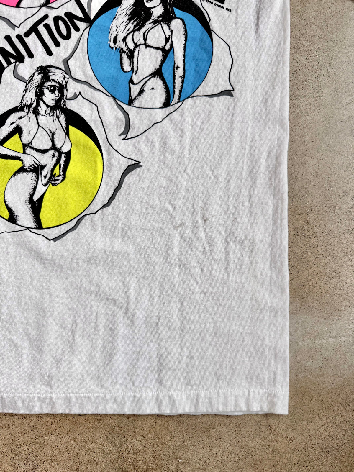 Vintage 1990s O’Neal “Live Ammunition” Graphic Tee | Small