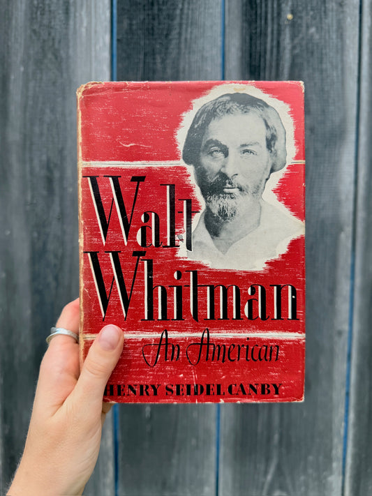 Vintage 1943 Walt Whitman: An American Hardcover Book