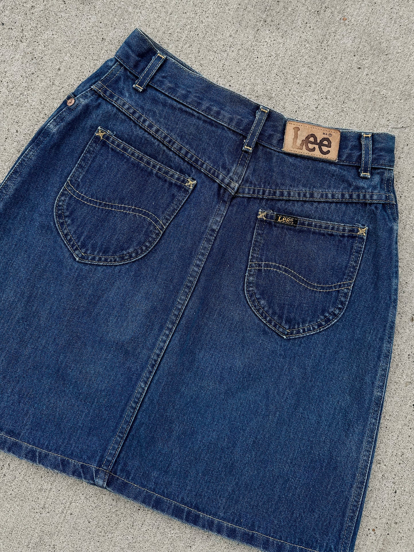 Vintage Lee Denim Mini Skirt