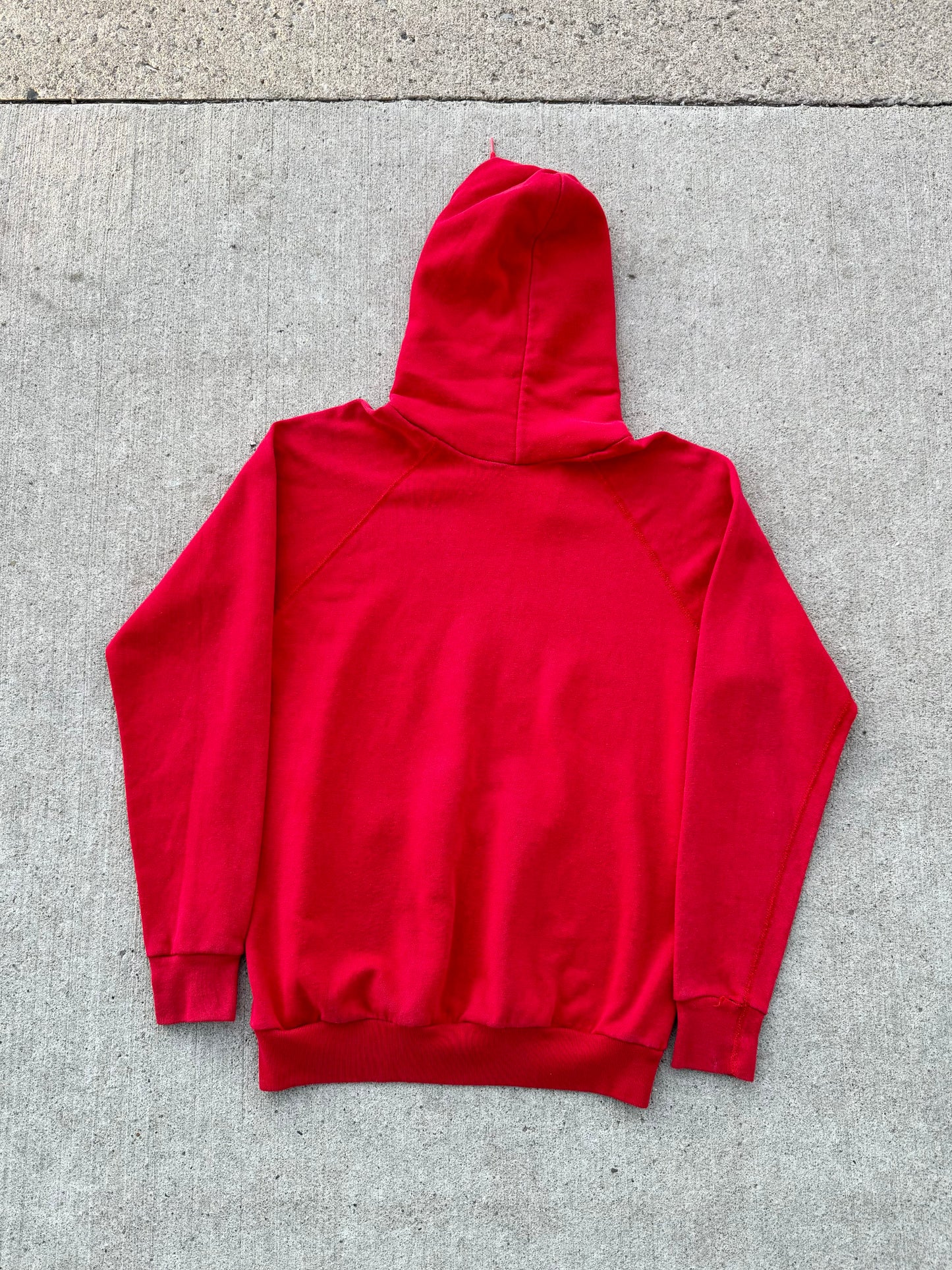 Vintage 1980s University of Pennsylvania Red Hoodie | M/L