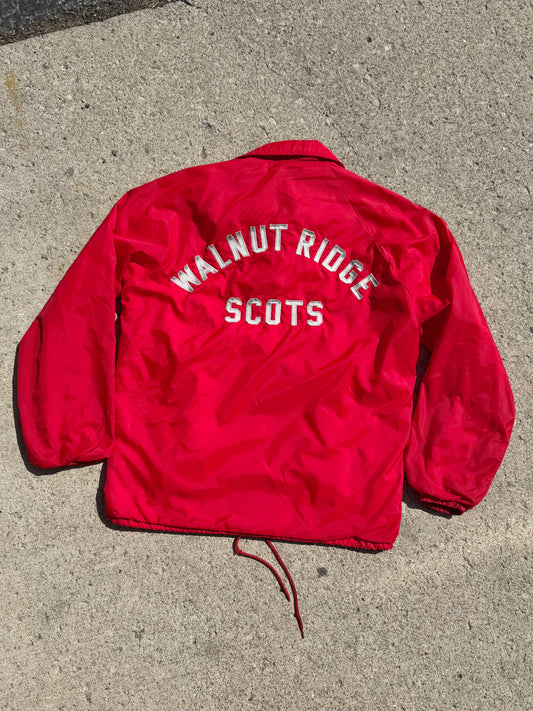 Vintage 1970s Walnut Ridge Scots Windbreaker Jacket | Small