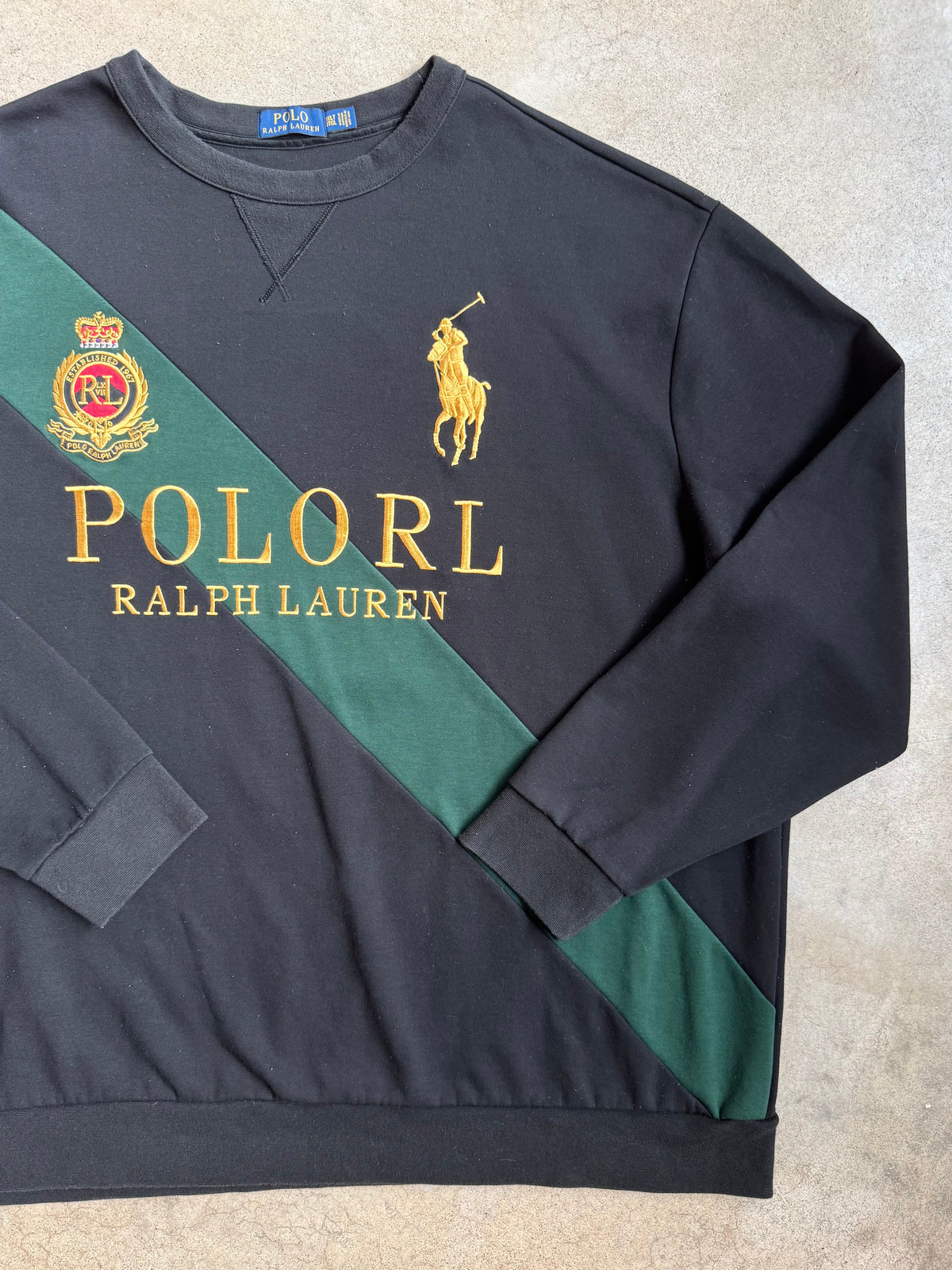 Polo Ralph Lauren Embroidered Crewneck Sweatshirt | 3XLT