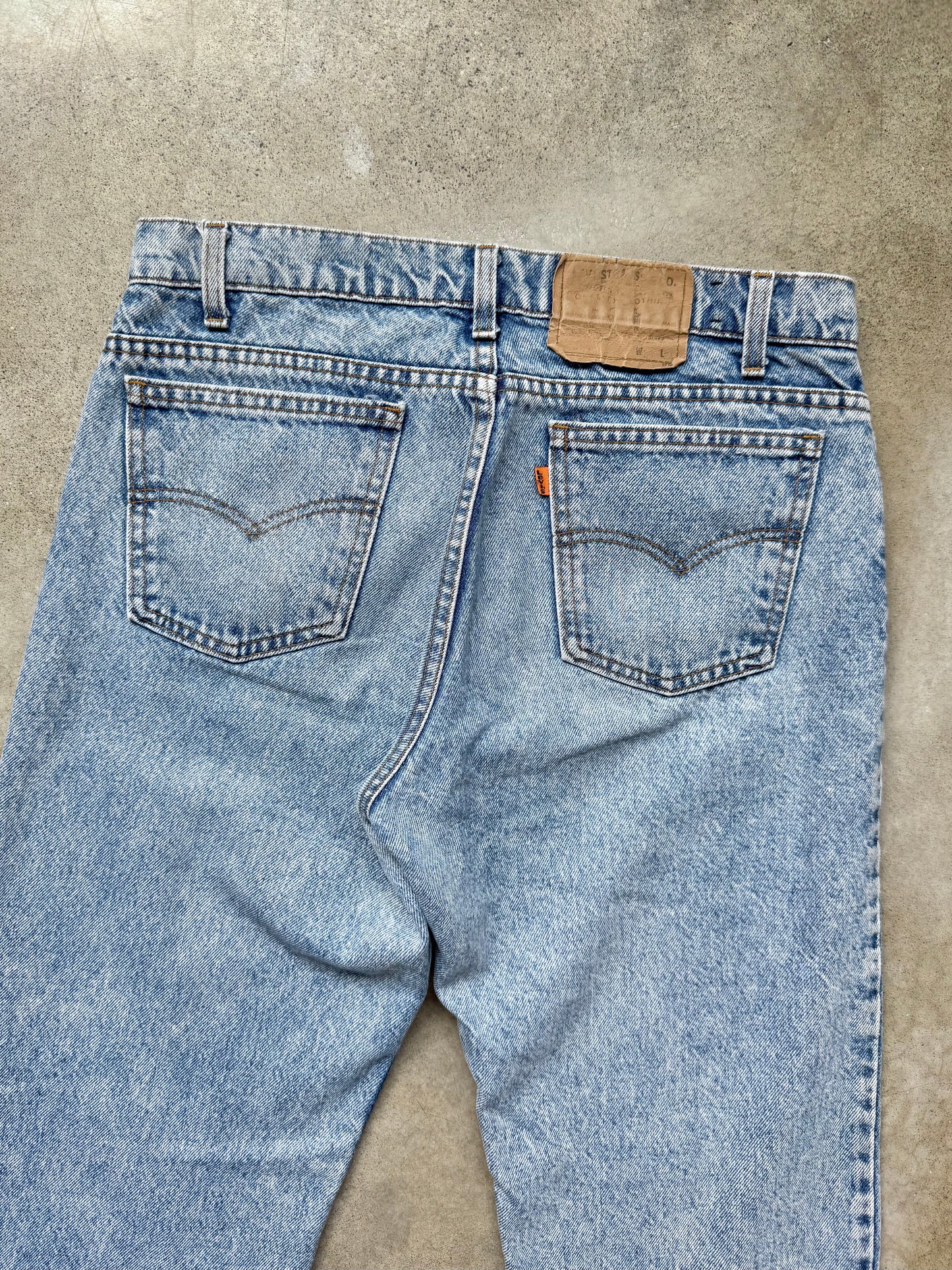 Vintage 1980s/90s Levi’s Orange Tab 506 Straight Fit Jeans | 33x34