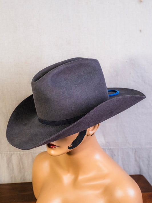 Vintage Boss & Hoss Western Wear Thoroughbred Beaver Felt Cowboy Hat
