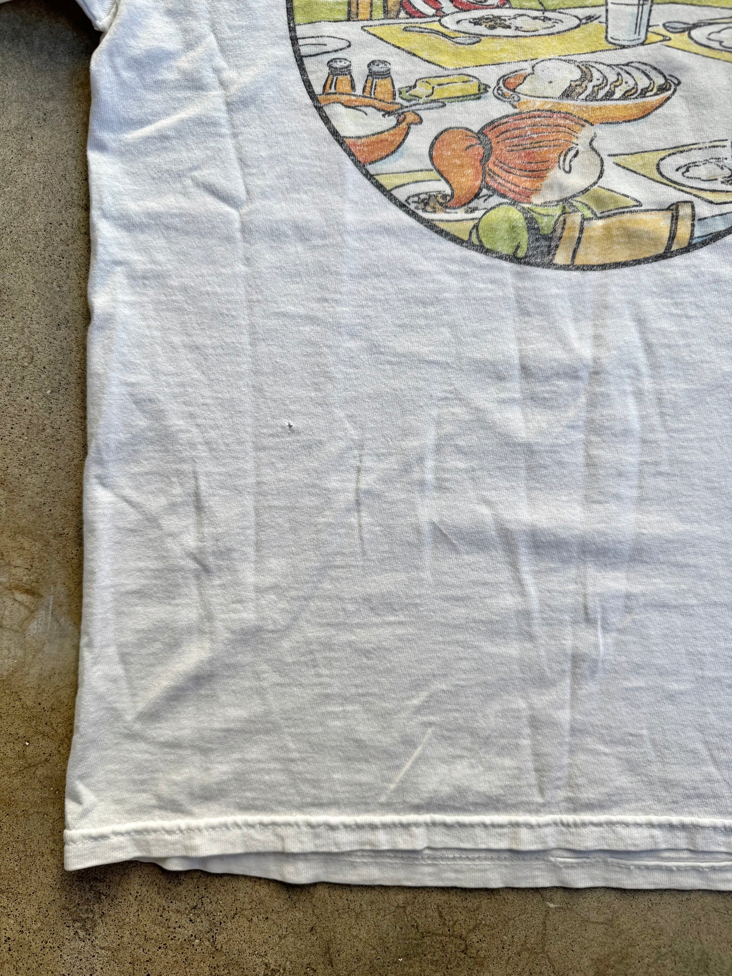 Vintage 1990s The Family Circus Cartoon Graphic Tee | Small
