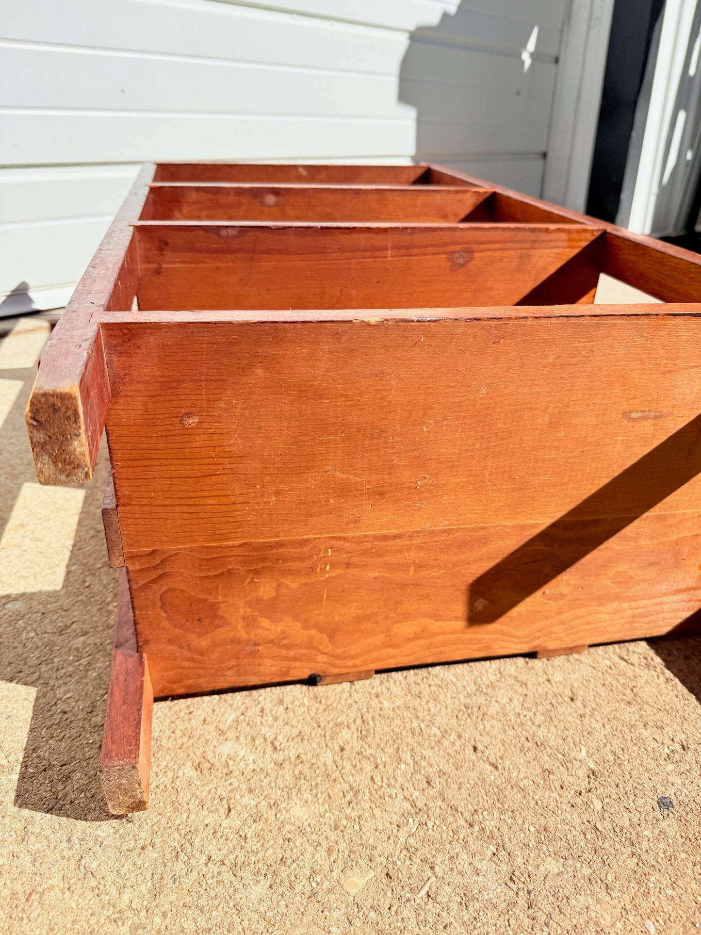 Antique 1920s Mission Style Arts & Crafts Oak 3-Tier Shelf