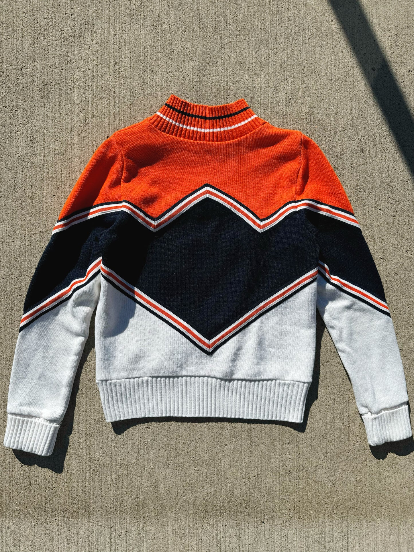 Vintage 1980s/90s Varsity Tigers Cheer Sweater | Medium