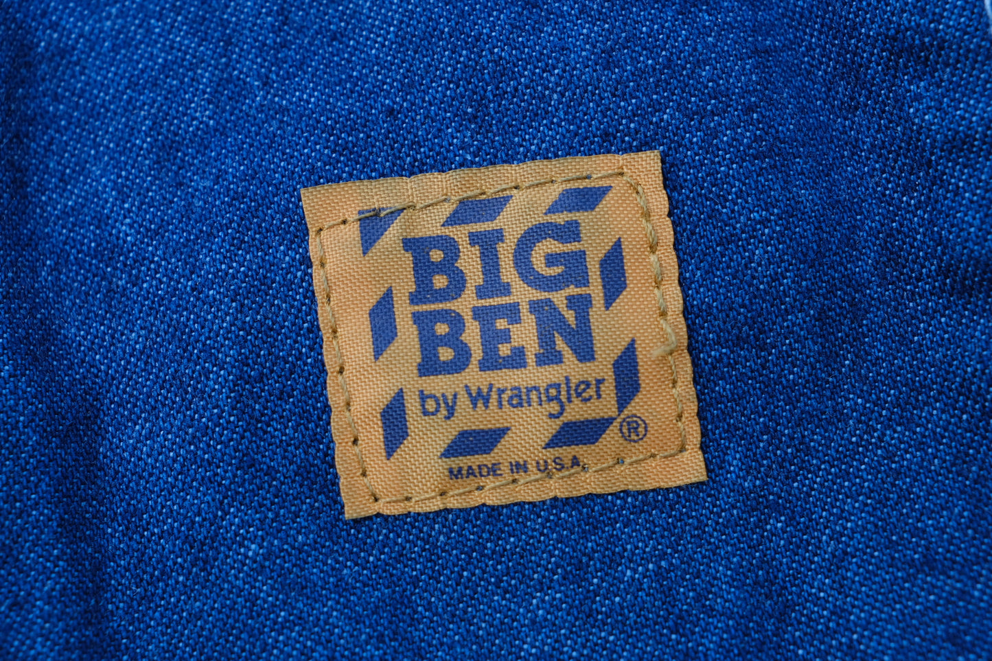 Vintage Wrangler Big Ben Blanket Lined Denim Chore Coat