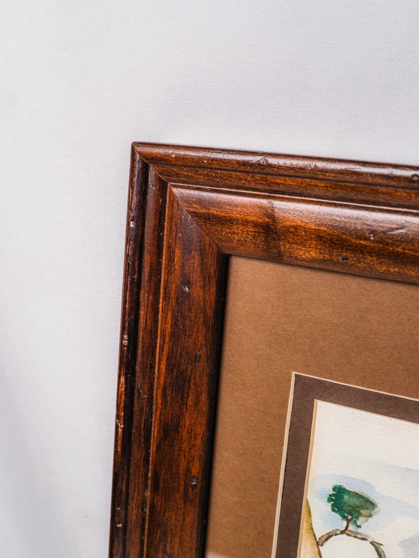 Framed & Signed Still Life Watercolor Artwork