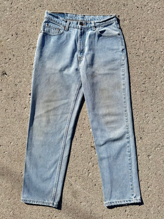 Vintage 1990s Levi’s 512 Slim Straight Worn Jeans | Waist 30”