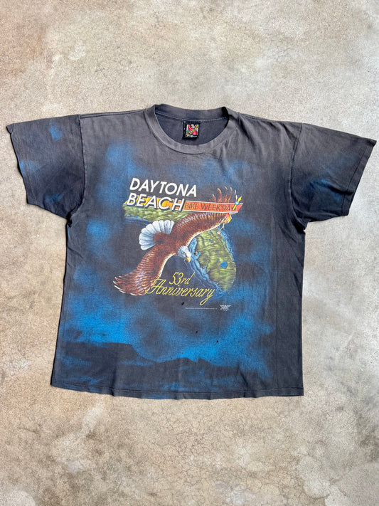 Vintage 1994 Harley Davidson 53rd Anniversary Columbus, OH Distressed Tee | XL