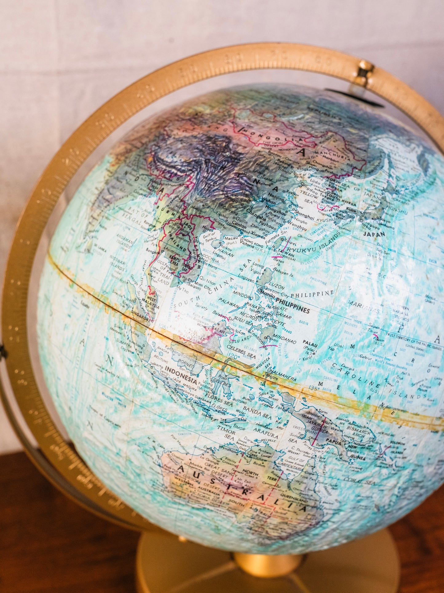 Vintage Replogle World Oceans Series 12 Inch Globe