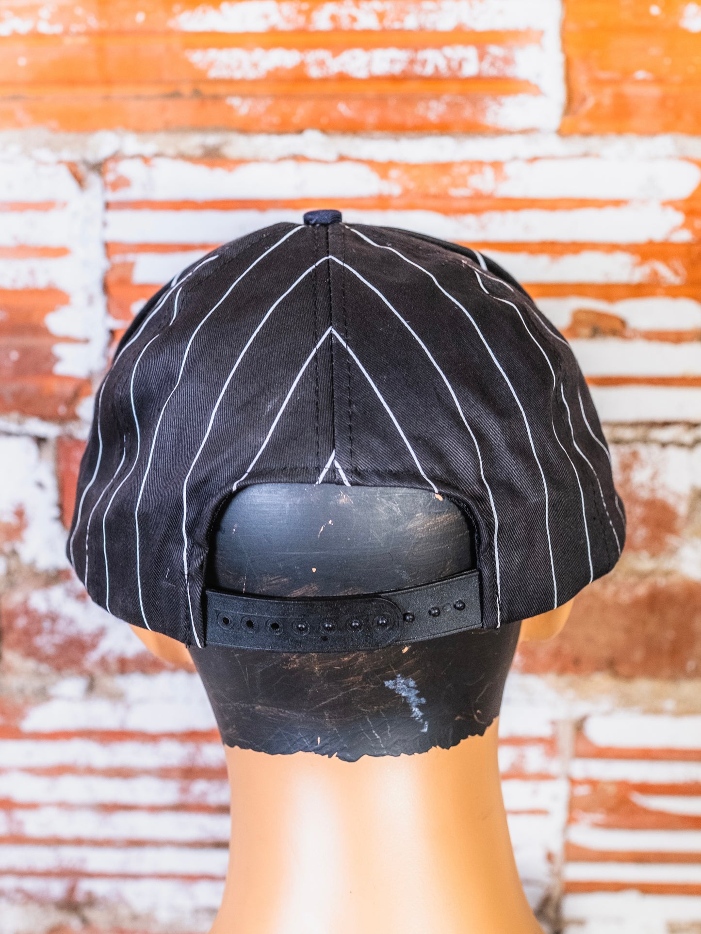 Vintage 1980s Canada Paquette’s Camp Patch Pinstripe Trucker Hat