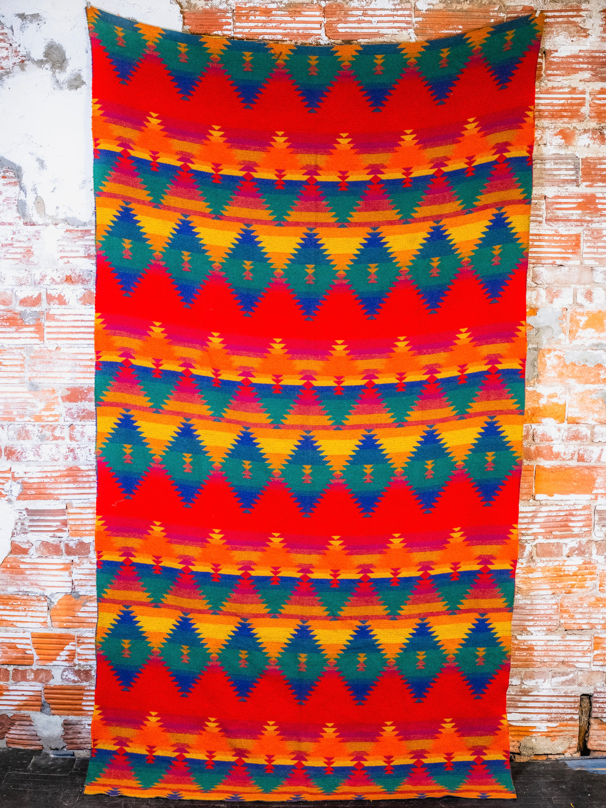 Vintage Southwestern Fleece Camp Blanket