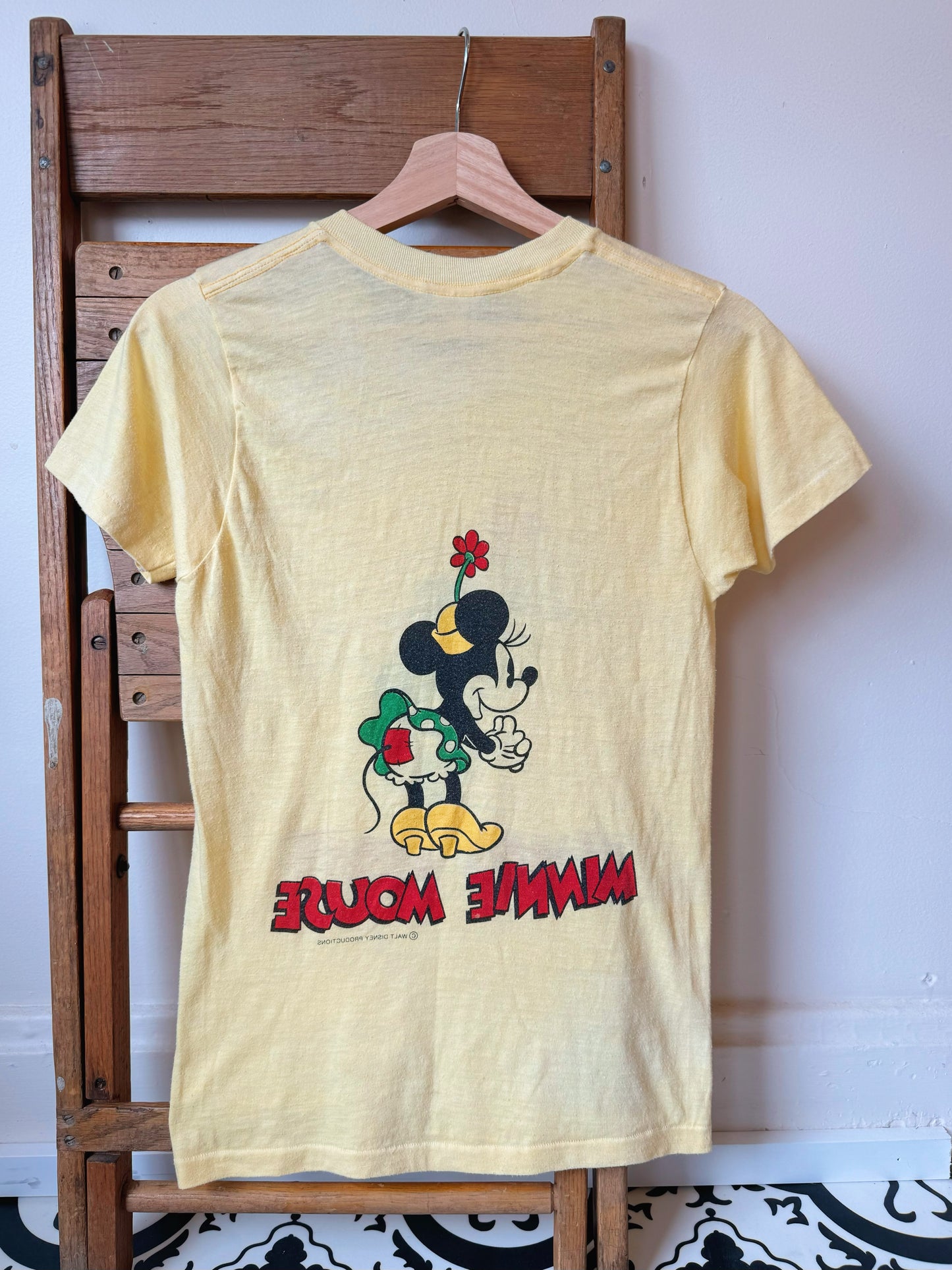 Vintage 1980s Disney Minnie Mouse Two-Sided Graphic Tee