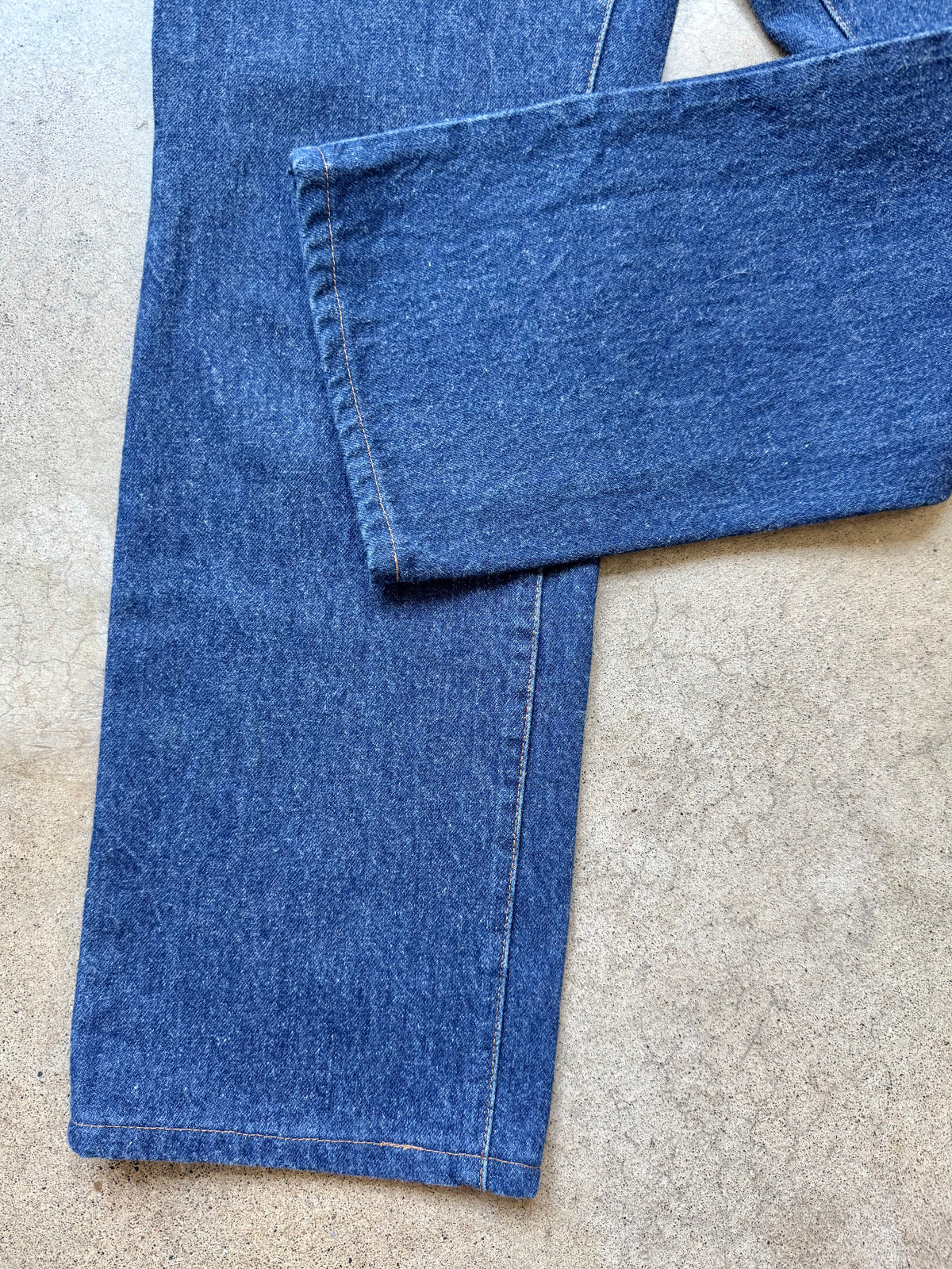 Vintage 1980s Levi’s 501 “Wash ‘Em Hot” Tag Dark Wash Straight Leg Jeans | 30x30