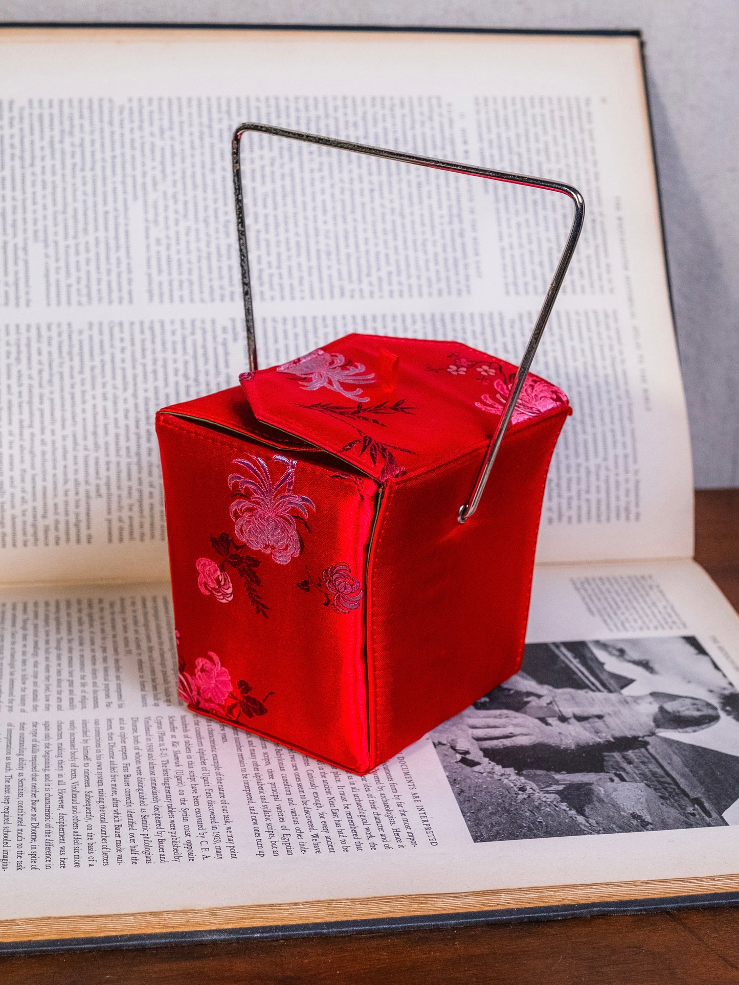 Vintage 1990s Yans NY Asian Takeout Box Purse