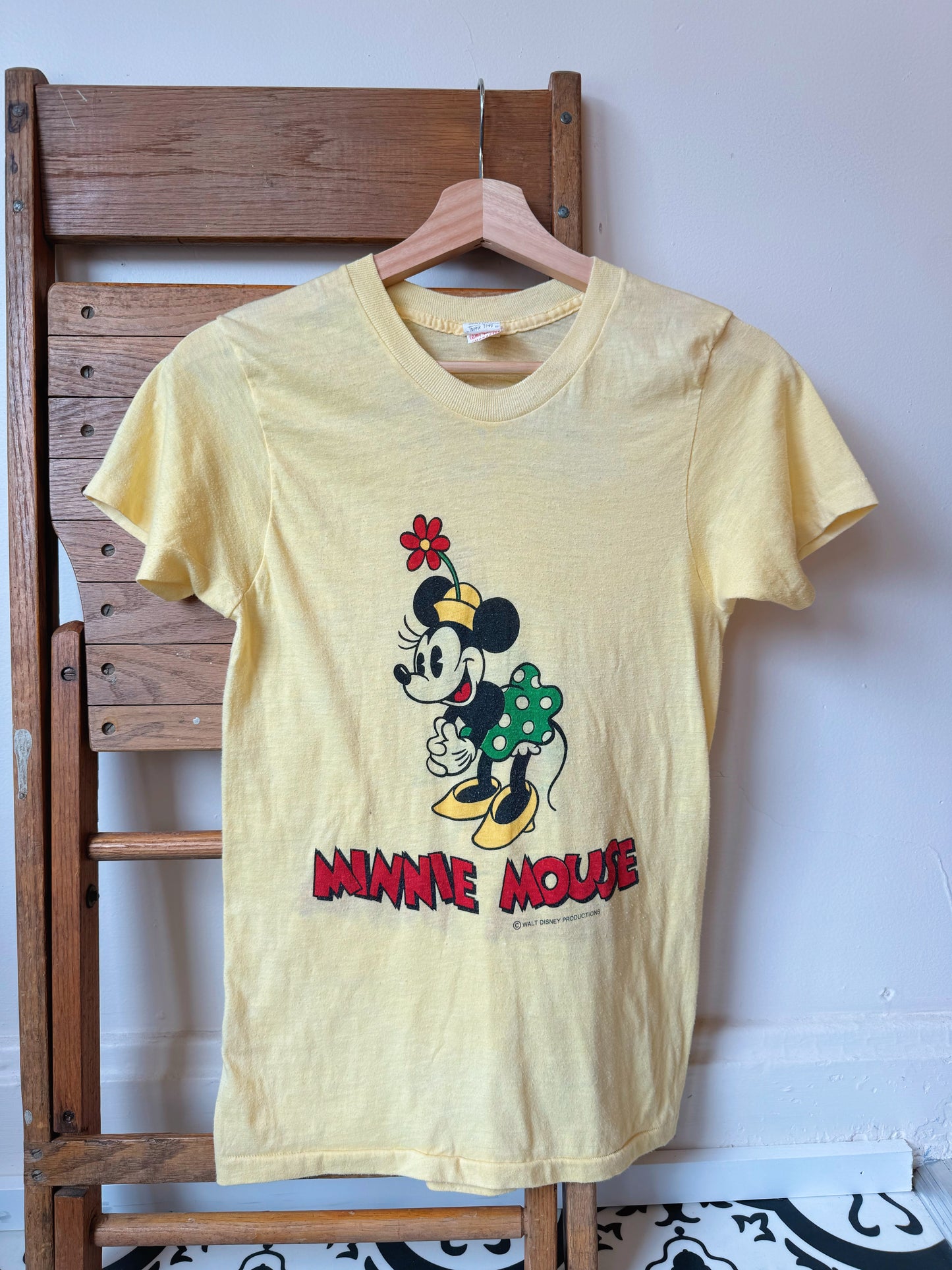 Vintage 1980s Disney Minnie Mouse Two-Sided Graphic Tee