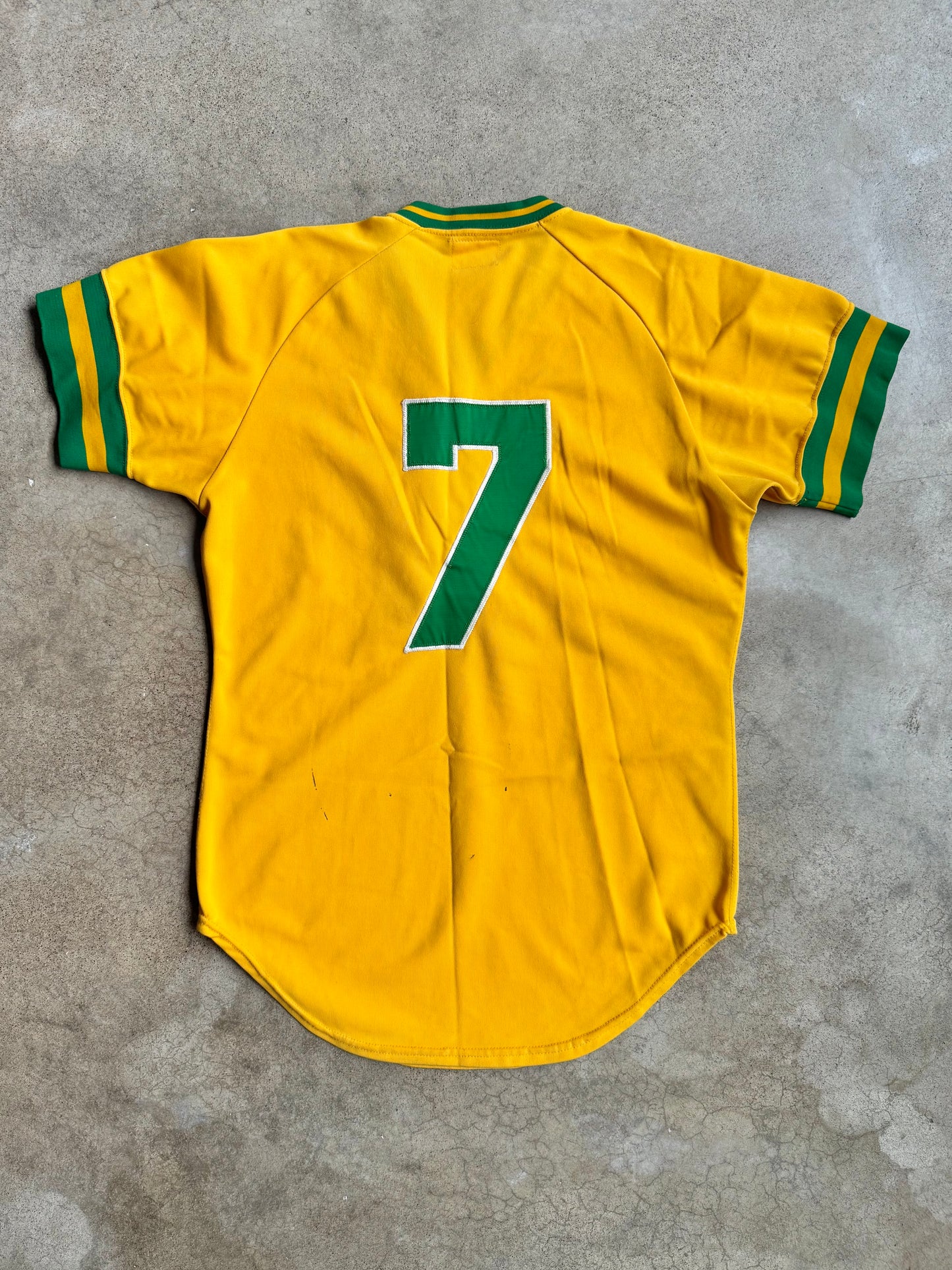 Vintage 1980s Wilson Klingbeil Management #7 Baseball Jersey | M/L