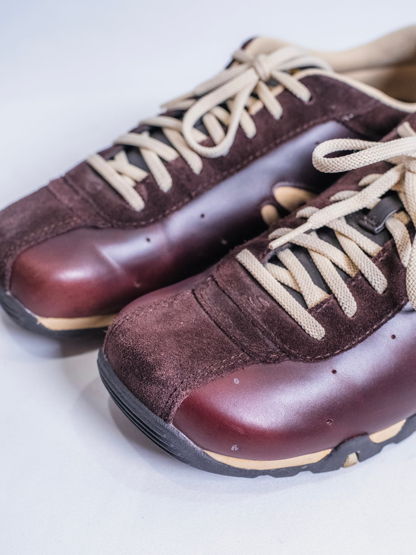 Vintage 1990s Skechers Brown Leather & Suede Sneakers | Women’s 10