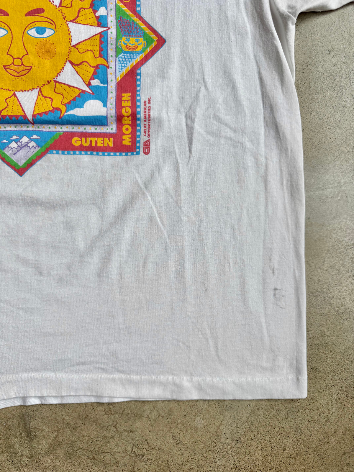 Vintage 1990s Great American Opportunities “Good Morning, Good Night” Graphic Tee | XXL