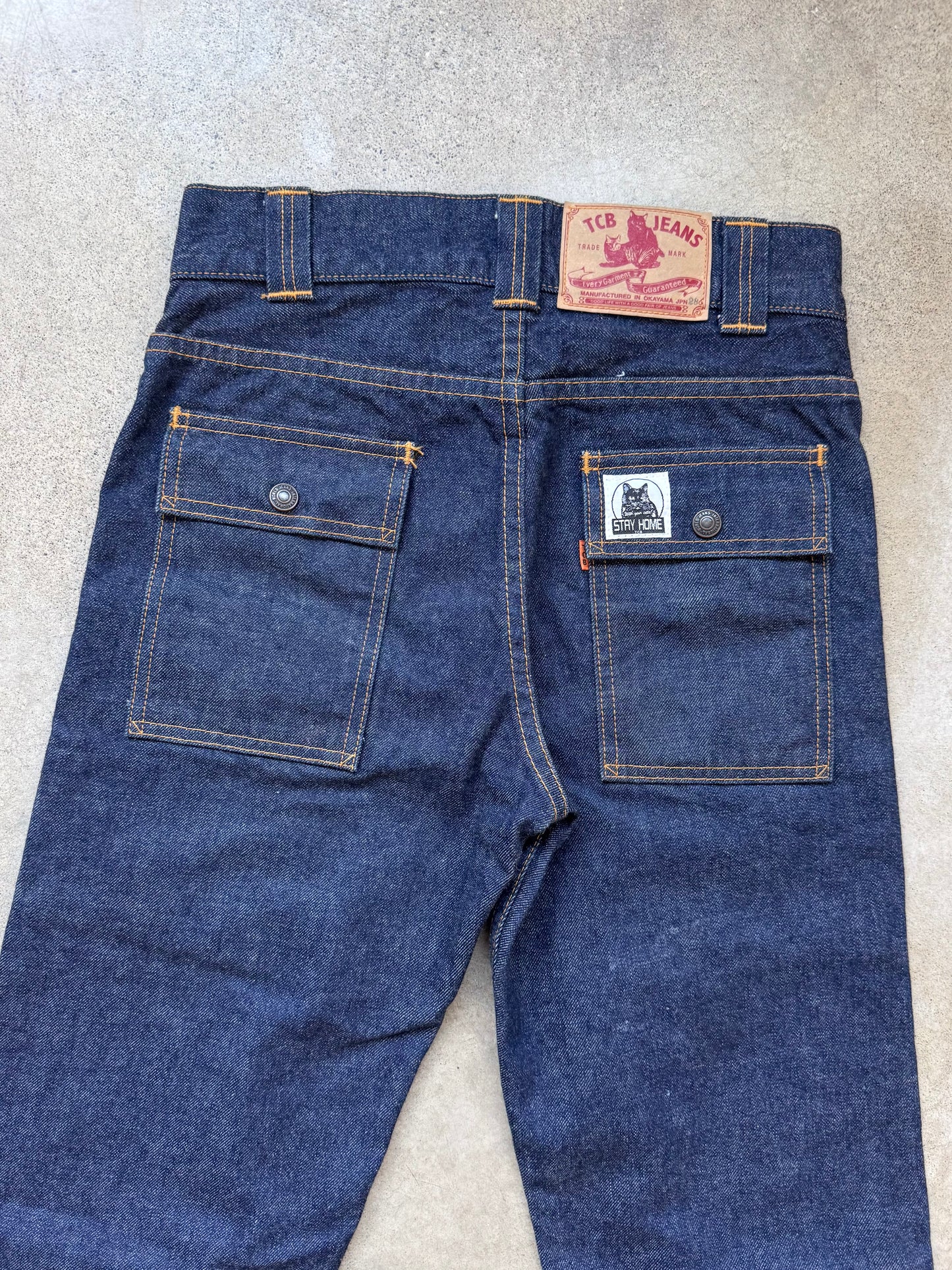 TCB Jeans Japanese Selvedge Denim Bush Pants | Waist 28”