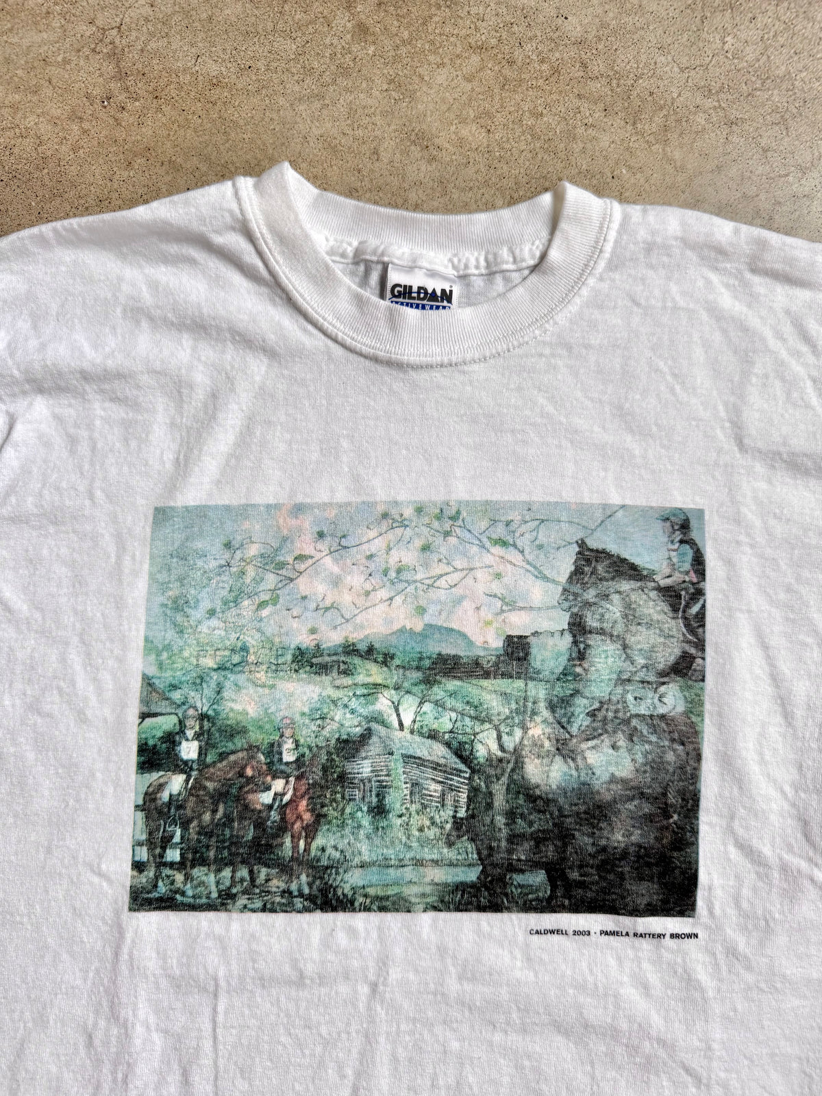 Vintage 2003 Caldwell Art Tee | Youth Large