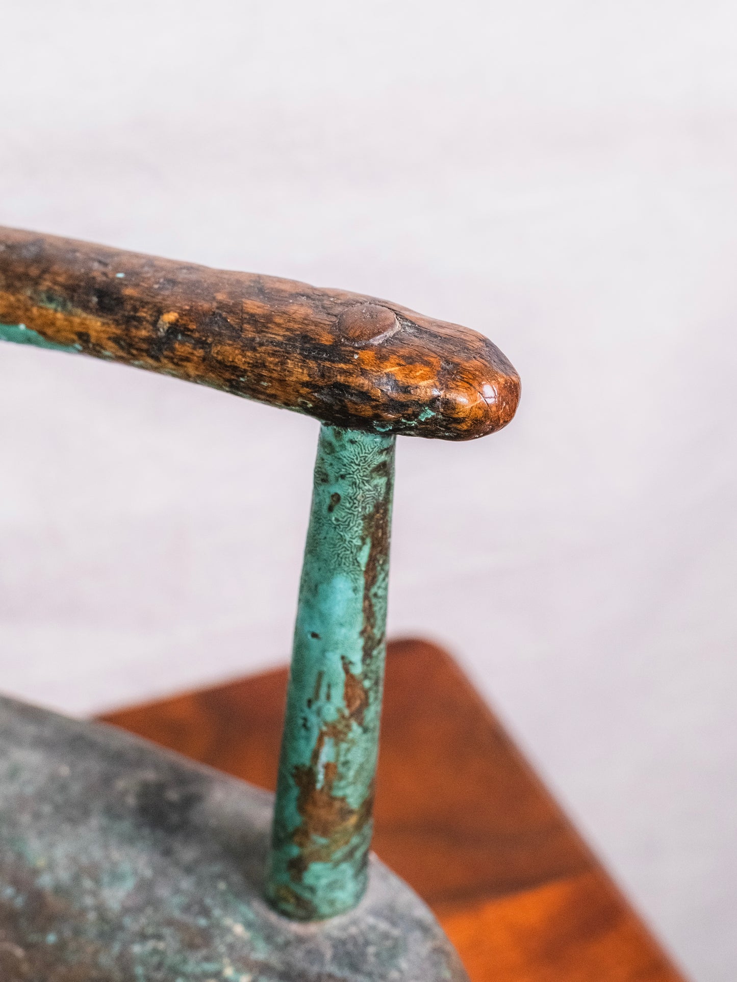 Antique 1700s Primitive Green Windsor Childrens Chair