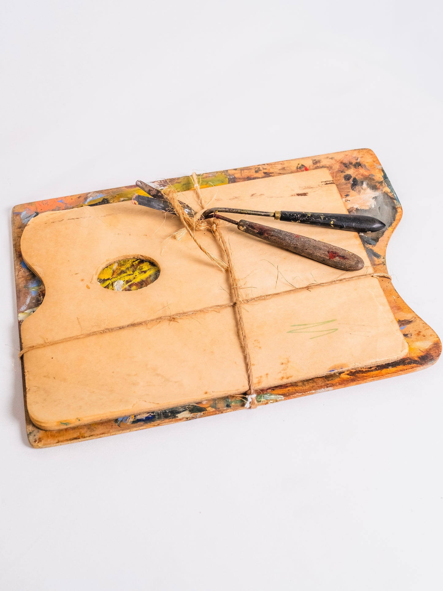 Vintage 1950’s/60’s Used Artists Paint Palette Set