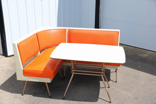 Vintage MCM Booth Seating | Breakfast Nook