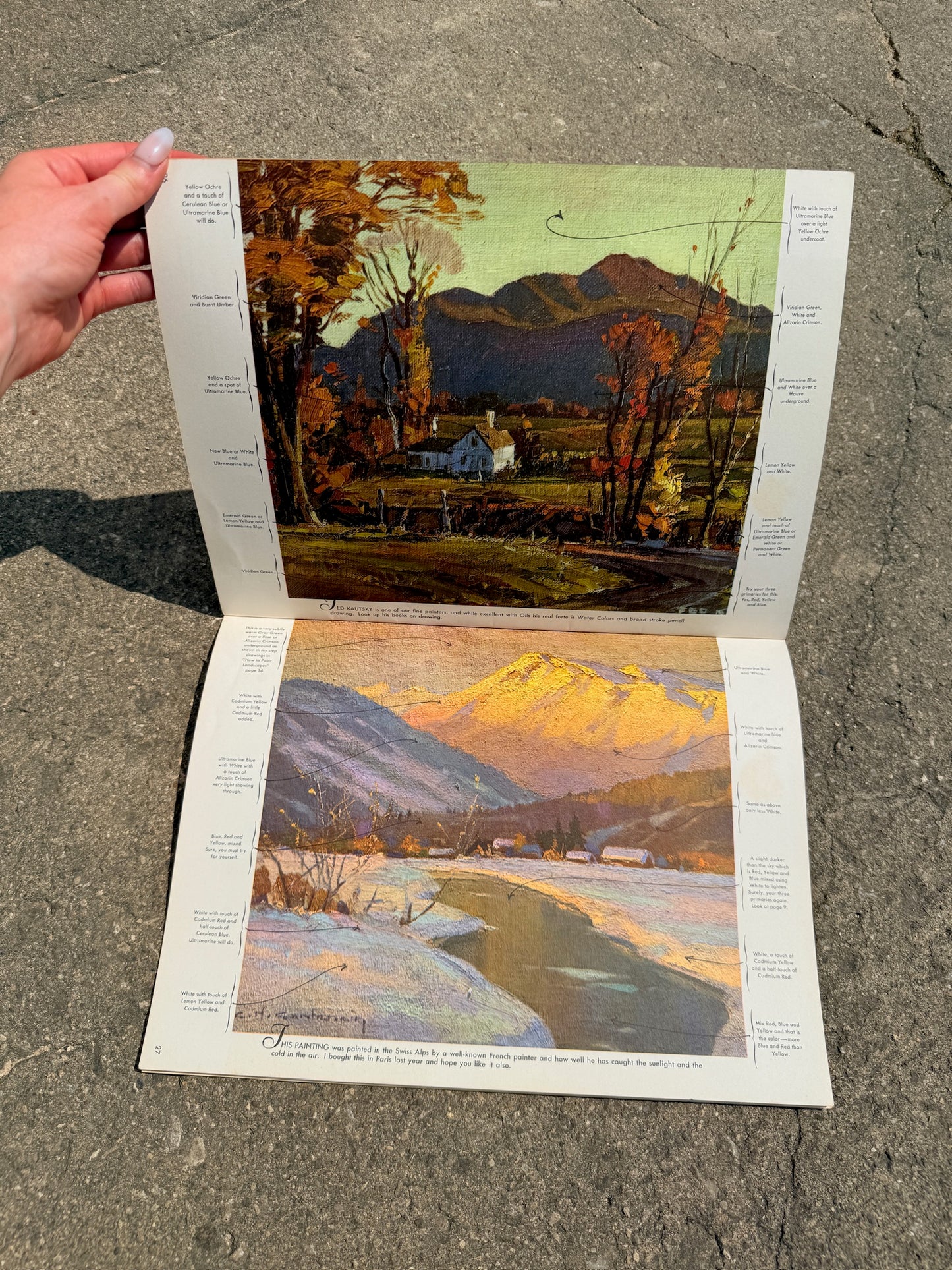 Vintage How to Mix Colors Book