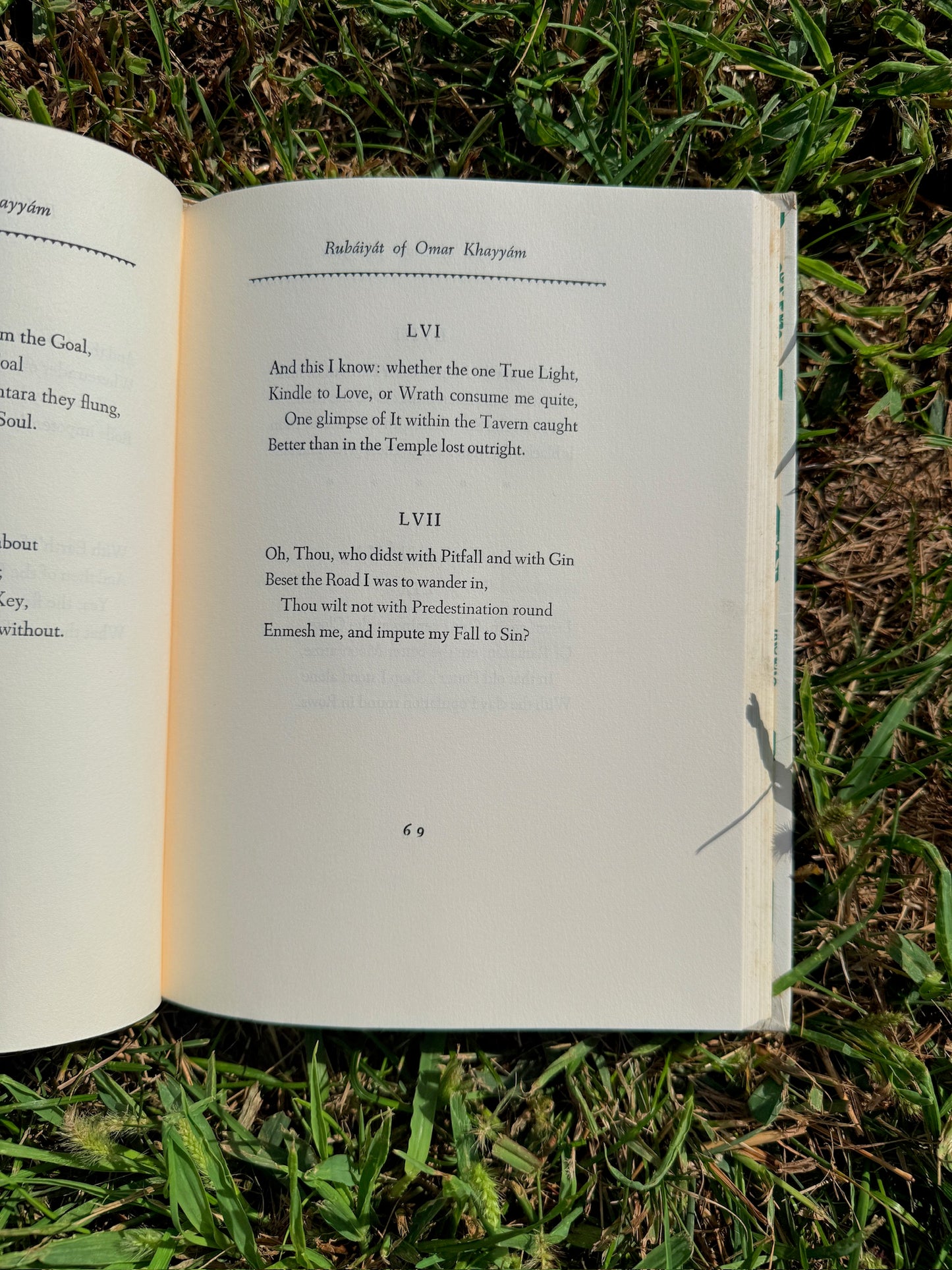 Vintage 1950s Rubaiyat of Omar Khayyam Hardcover Book