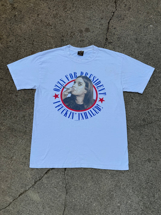 Vintage 1996 "Ozzy for President" Graphic Tee | Large