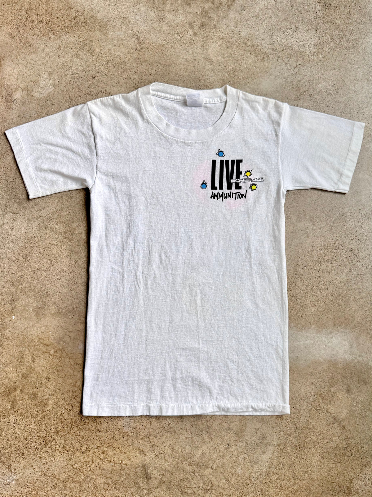 Vintage 1990s O’Neal “Live Ammunition” Graphic Tee | Small