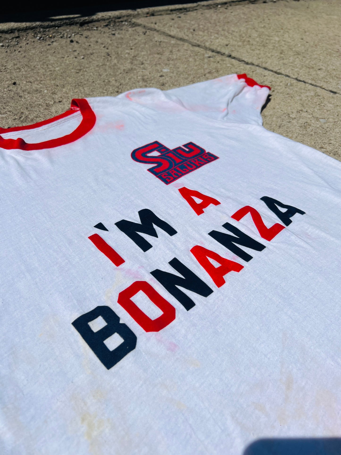 Vintage 1970s SIU “I’m A Bonanza” Ringer Tee