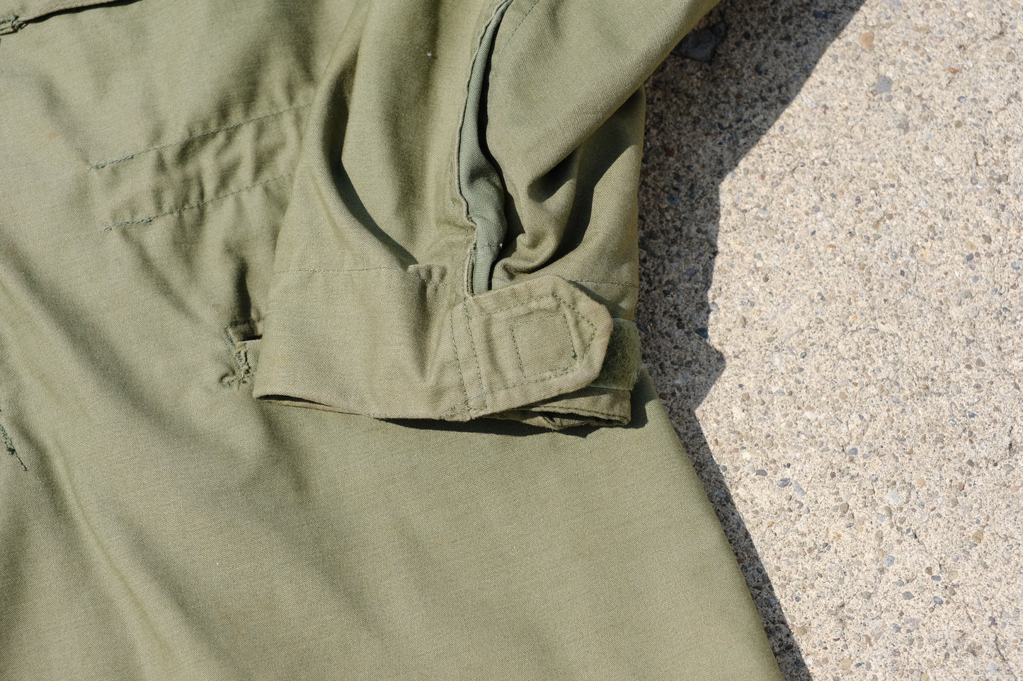 Vintage Olive Green Military Coat | "Benson"