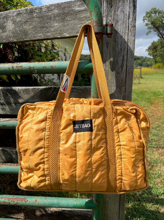 Vintage 1980s Jetbag By Astro-Sac Quilted Duffle Bag