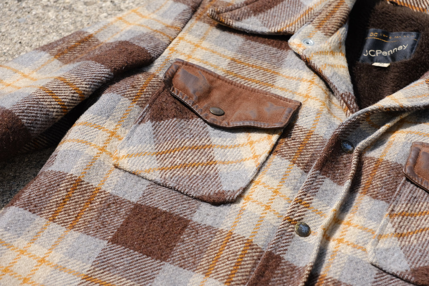 Vintage JC Penny Wool Plaid Jacket