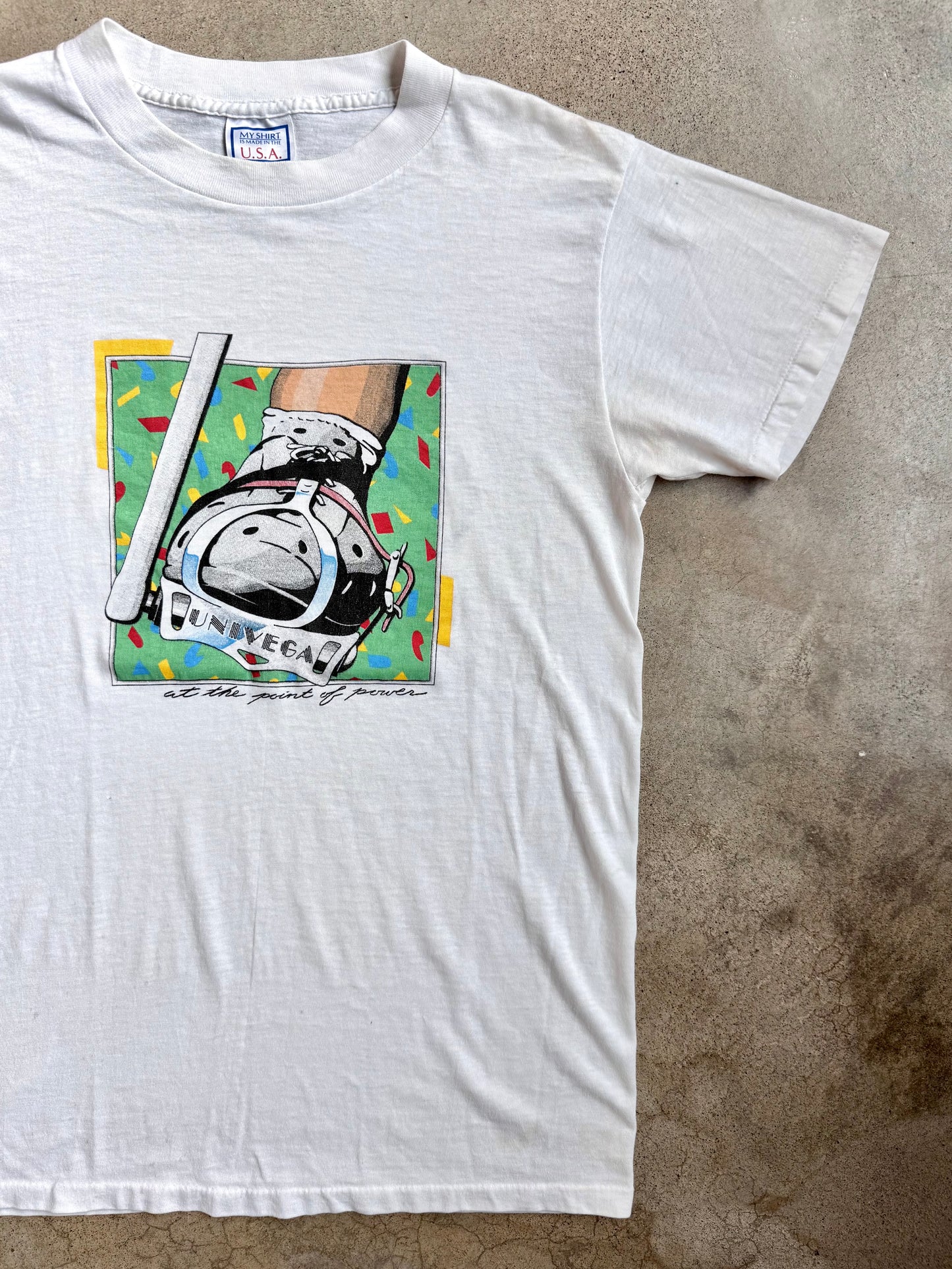 Vintage 1980s Univega Bicycles Graphic Tee | Large