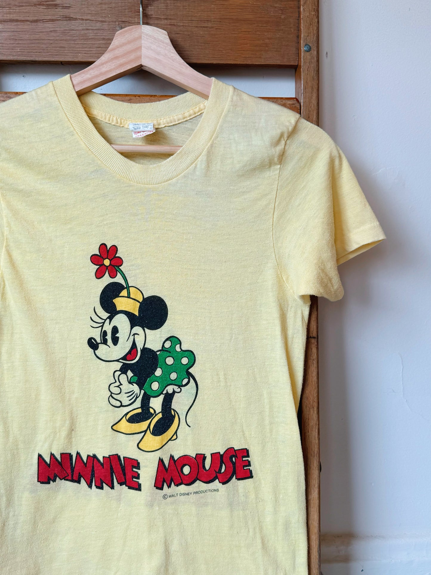 Vintage 1980s Disney Minnie Mouse Two-Sided Graphic Tee