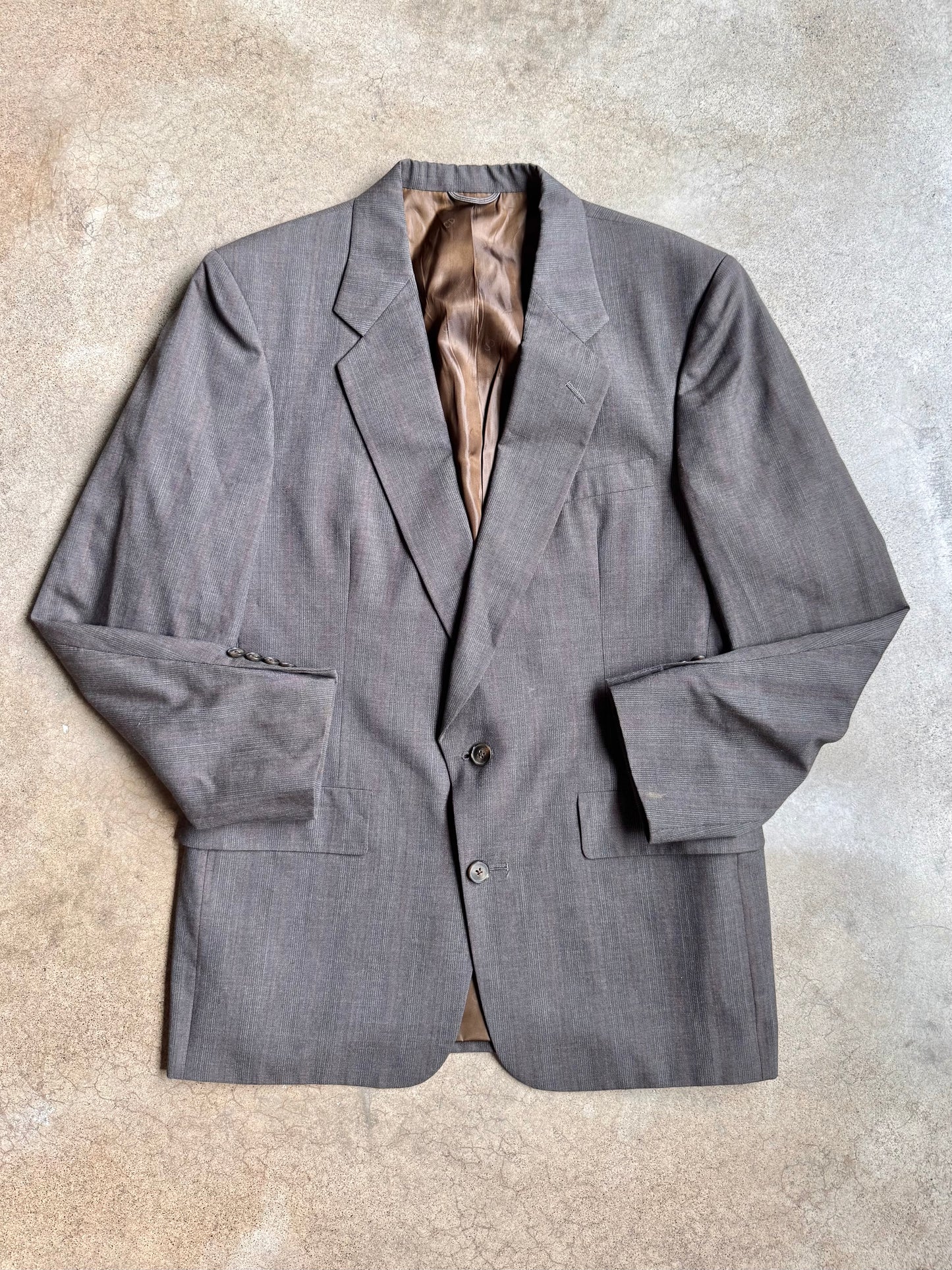 Vintage 1980s Christian Dior Brown Suit Jacket | 40