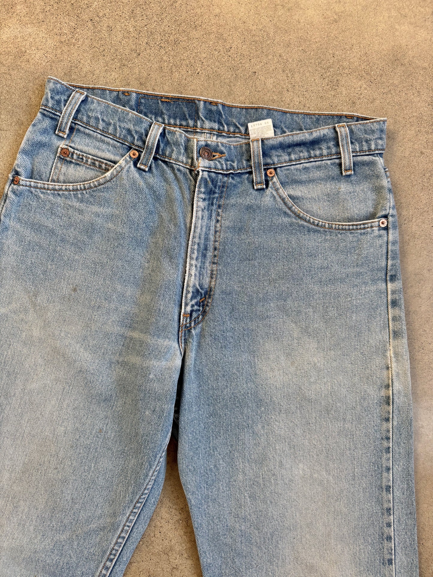 Vintage 1980s Levi's Orange Tab 550 Relaxed Tapered Jeans | 33x34