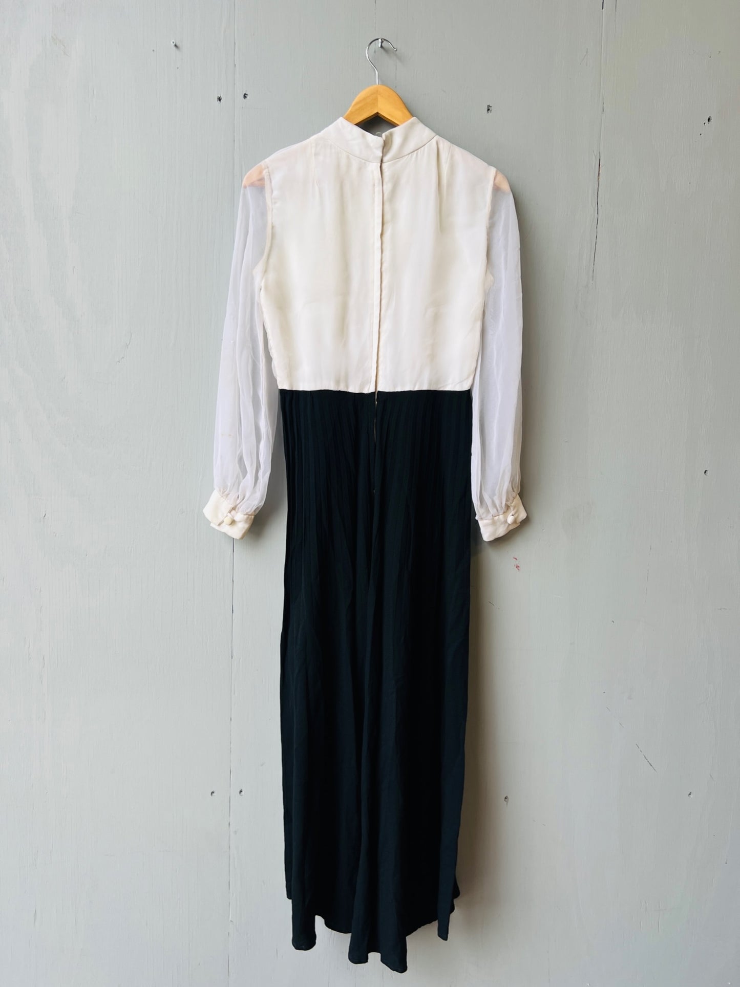 Vintage 1970’s White & Black Formal Jumpsuit